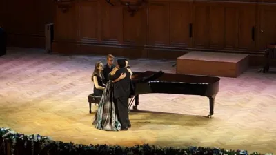 Zurab Sotkilava at the Great Hall of the Moscow Conservatory