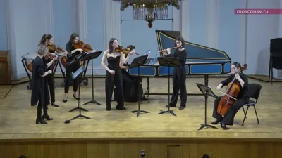 И. С. Бах. Концерт для флейты, скрипки, клавесина, струнных и бассо континуо, BWV 1044: I. Allegro