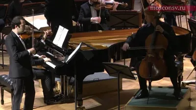 Beethoven. Concert for piano, violin, cello and orchestra. III. Rondo alla polacca