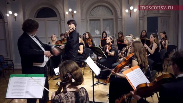 Victor Poltoratsky. “In The Mood” for violin, piano and strings