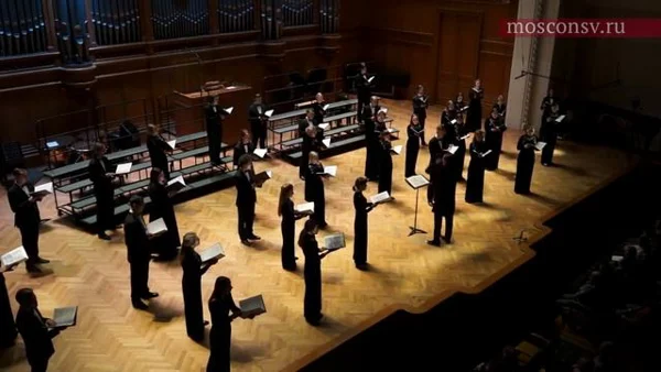 Morten Lauridsen. "O nata lux".  Moscow Conservatory Chamber Choir