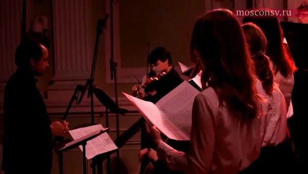 Pēteris Vasks. <i>Plainscapes</i> for mixed choir, violin and cello (2002): a fragment