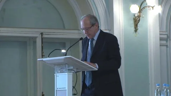 Deputy Rector Konstantin Zenkin at the Mutual Meeting of the Academic Boards