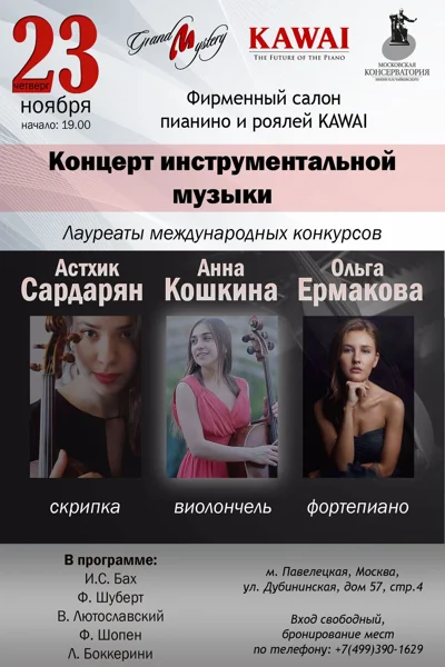 Концерт инструментальной музыки
