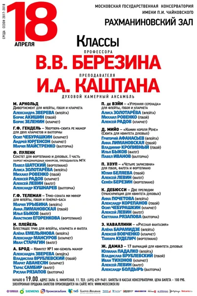 Классы профессора В. В. Березина, преподавателя И. А. Каштана
