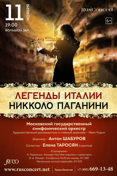 Моцарт. Маленькая ночная серенада. Симфония № 35. Паганини. Кампанелла