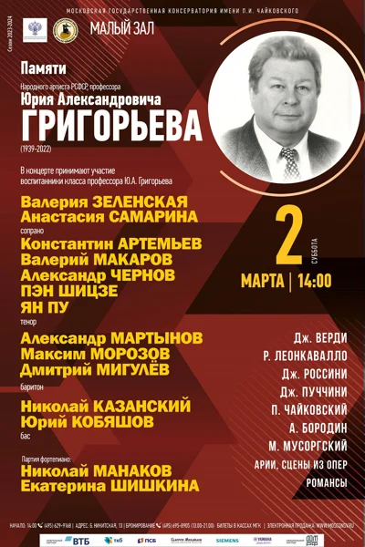 Памяти профессора Ю.А. Григорьева
