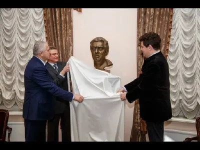 The Ceremony of donating the bust of Aram Khachaturian to the Moscow Conservatory