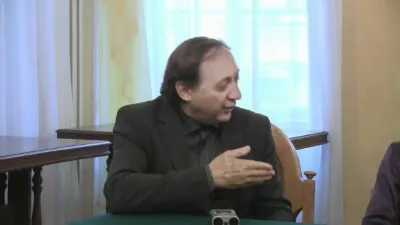Пресс-конференция конкурса композиторов на написание музыки к балету «Чаплин». В. Г. Тарнопольский