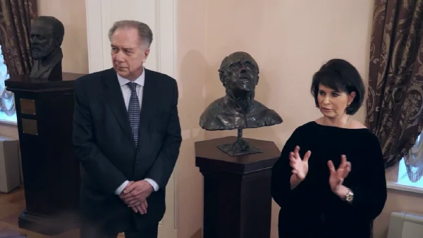 The Ceremony of donating the bust of Mstislav Rostropovich to the Moscow Conservatory