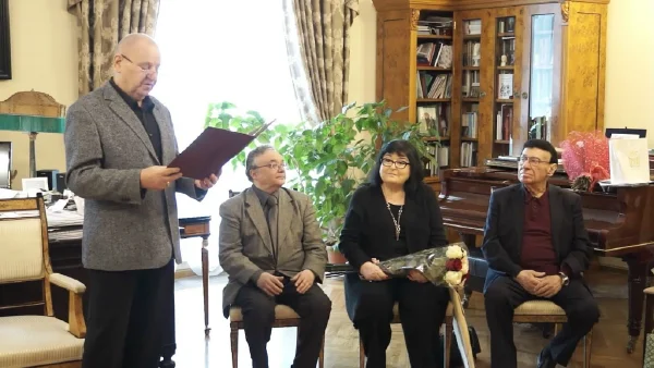Celebrating the jubilees at the Solo Singing Division: Professors Makvala Kasrashvili, Zurab Sotkilava and Alexey Martynov