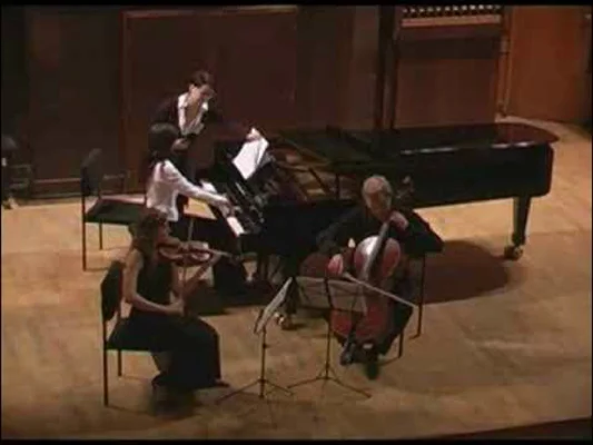 E. Chausson. Trio in G minor: 4<sup>th</sup> mvt. Perf. by <i>Corde</i> Piano Trio