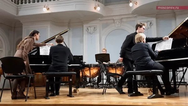 Béla Bartók. Sonata for two pianos and percussions (1937). III. Allegro non troppo