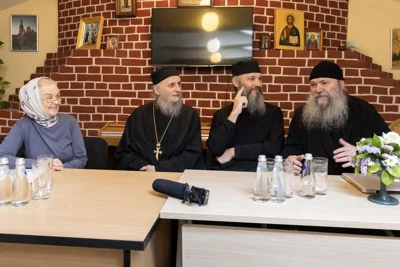 Встреча в подворье Валаамского монастыря