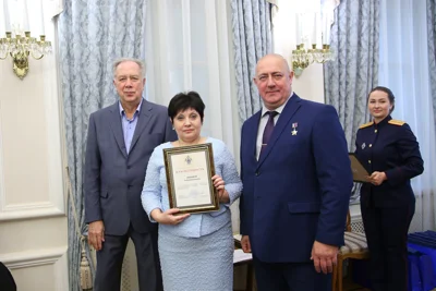 Благодарность СК РФ Поповой Любови Валентиновне