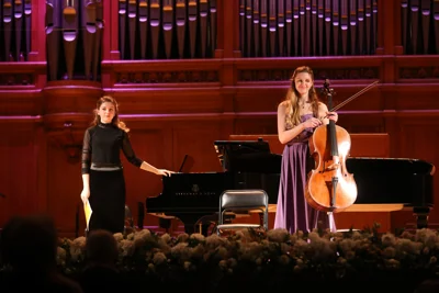 Екатерина Задорожная (фортепиано), Татьяна Боярина (виолончель)