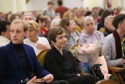 Перед концертом-закрытием фестиваля «Музыка Дягилевcких сезонов» в Большом зале консерватории