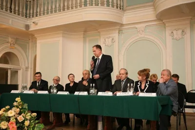 Торжественная церемония подписания договора о сотрудничестве между МГУ и МГК