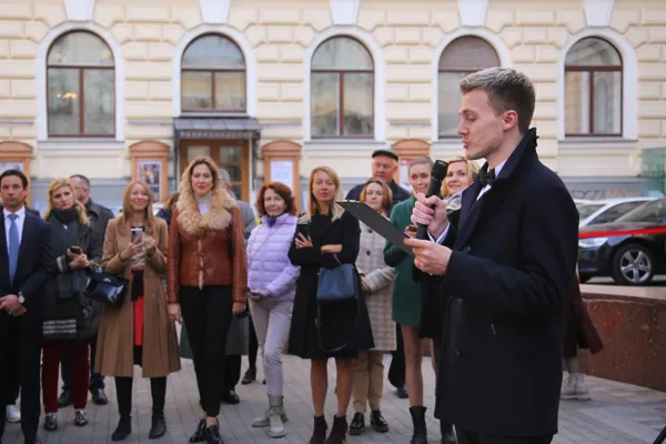 Торжественная церемония высадки аллеи вечнозеленых растений в подарок к 155-летию консерватории и в ознаменование многолетнего партнерства между Московской консерваторией и компанией «Siemens».