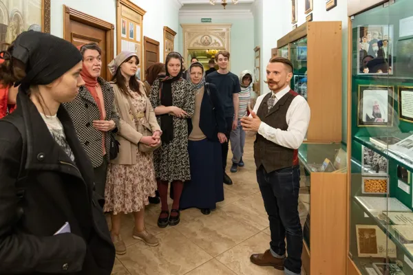 Встреча в подворье Валаамского монастыря