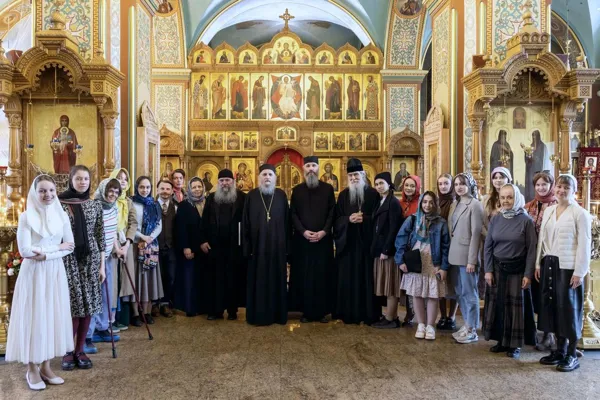 Встреча в подворье Валаамского монастыря