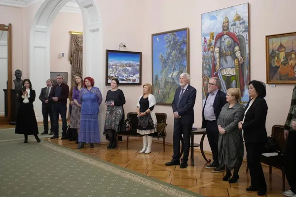 На открытии Выставки живописи «Русский Север».
