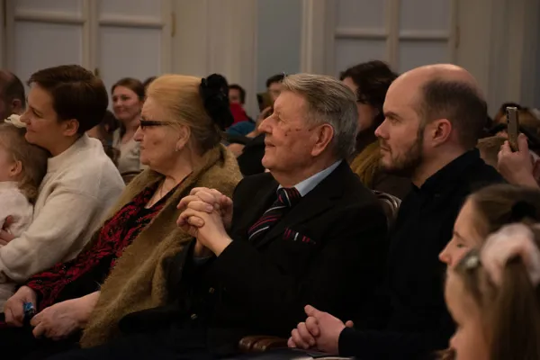 На премьере новогодней оперы-сказки Агафонникова «Морозко» в Рахманиновском зале.