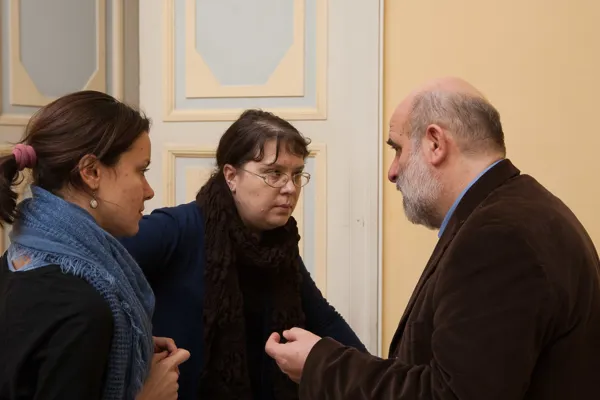 Е.В. Панкина (Новосибирская государственная консерватория имени М. И. Глинки) и Диего Фрателли (Миланская Муниципальная школа музыки).