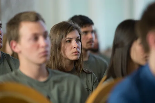 В Рахманиновском зале прошел День открытых дверей кафедры хорового дирижирования Московской консерватории с участием хора студентов Уэстмонтского колледжа (Westmont College), США. 