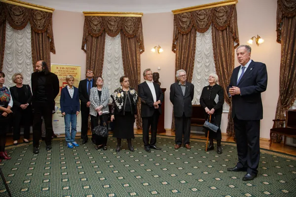 Выступает ректор Московской консерватории, профессор Александр Сергеевич Соколов.