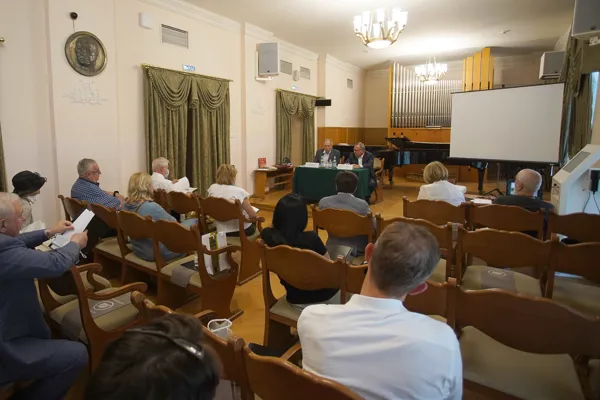 Заседание Попечительского совета Московской консерватории в в Зале имени Н.Я. Мясковского