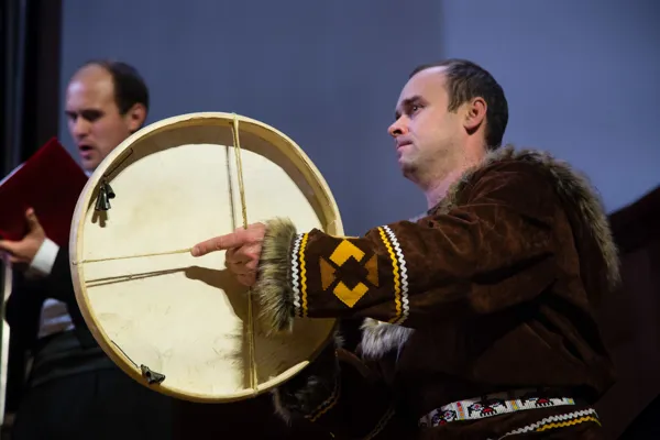 Партия корякского бубна Яков Лебедев