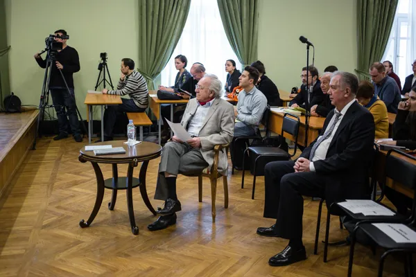 В 21 классе первого учебного корпуса состоялся мастер-класс Народного артиста СССР, профессора Юрия Темирканова