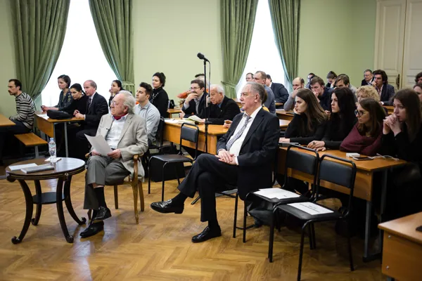 В 21 классе первого учебного корпуса состоялся мастер-класс Народного артиста СССР, профессора Юрия Темирканова