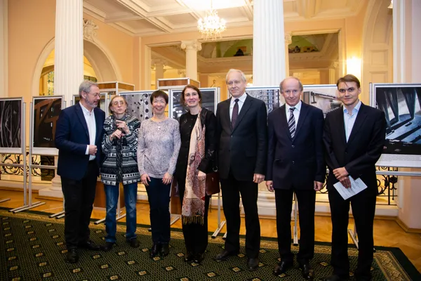 На выставке, посвящённой реставрации органа, в фойе Большого зала