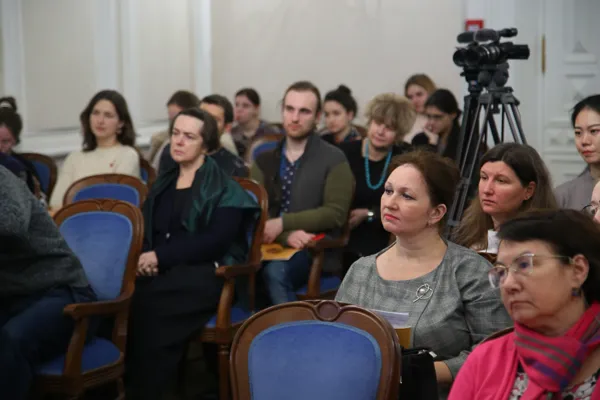 Открытие Международной научной конференции «Пути развития русской оперы»: к 180-летию М. П. Мусоргского и 175-летию Н. А. Римского-Корсакова в Конференц-зале консерватории
