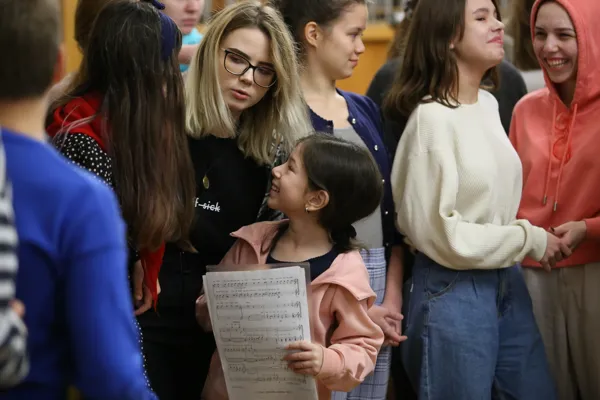 Большой Детский хор В.С. Попова и его художественный руководитель Анатолий Кисляков приступили к записи диска с детской музыкой композиторов Московской консерватории