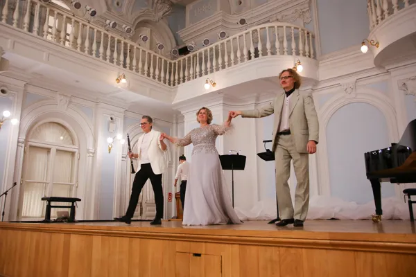 Маргарита Аунс (кларнет), Яна Мамонова (сопрано), Василий Щербаков (фортепиано)
