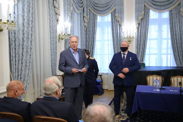 Выступает ректор Московской консерватории, профессор Александр Сергеевич Соколов