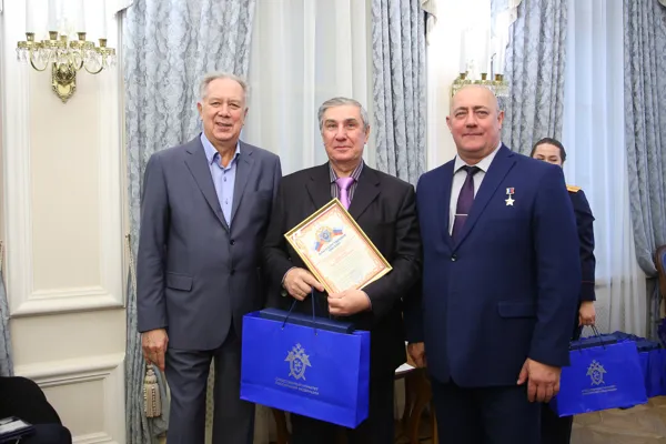 Благодарственное письмо СК РФ Моисееву Владимиру Викторовичу