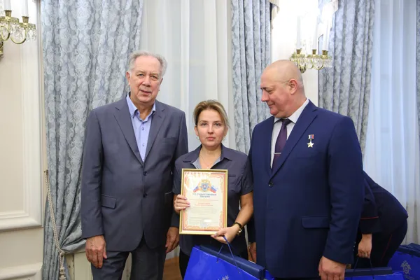 Благодарственное письмо СК РФ Валитовой Ольге Александровне