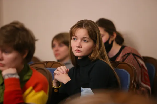 Встреча с Данилом Рябчиковым («Musica Mensurata») в конференц-зале консерватории