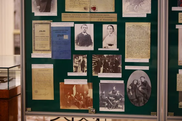Выставка к 180-летию Саввы Мамонтова, подготовленная Архивом консерватории, экспонируется в фойе Большого зала