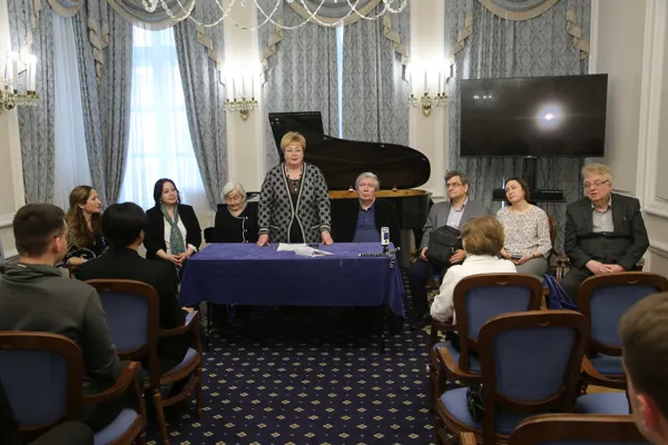 Открытие II тура Конкурса. Приветствие председателя жюри, декана Научно-композиторского факультета, профессора Ирины Арнольдовны Скворцовой