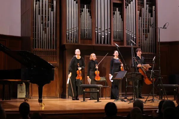 На сцене Малого зала «Rusquartet»