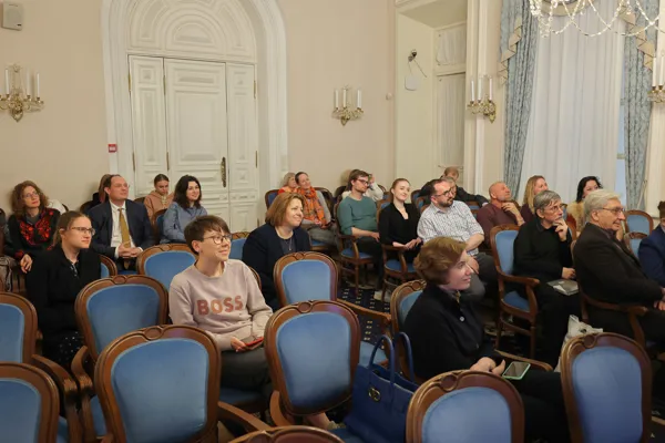 На презентации коллективной монографии «Стиль Рахманинова», к 150-летию со дня рождения, в Конференц-зале Московской консерватории 18 апреля 2023 года