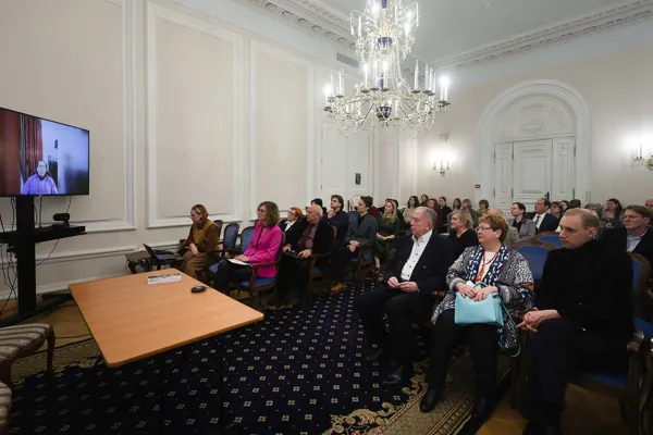 Видео-приветствие участникам презентации прислал Павел Коган –  народный артист России, скрипач, дирижер, сын Леонида Когана