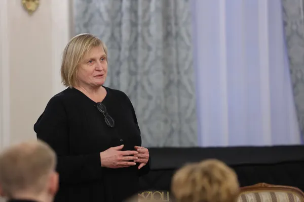 Выступает директор Государственного института искусствознания Наталия Сиповская