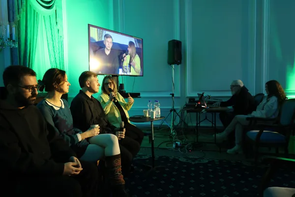 Биомеханика.talks в рамках фестиваля «Биомеханика III». Конференц-зал консерватории перед концертом в Рахманиновском зале