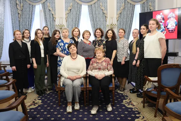 Участники Открытой отчетной экспедиционной сессии по результатам полевых исследований последних лет. Конференц-зал